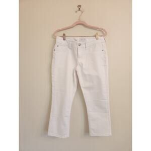 Seven White Crop Jeans Womens 6